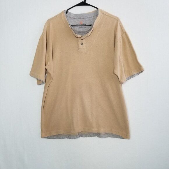 Weatherproof Tan Cotton Shirt Large - Picture 1 of 8
